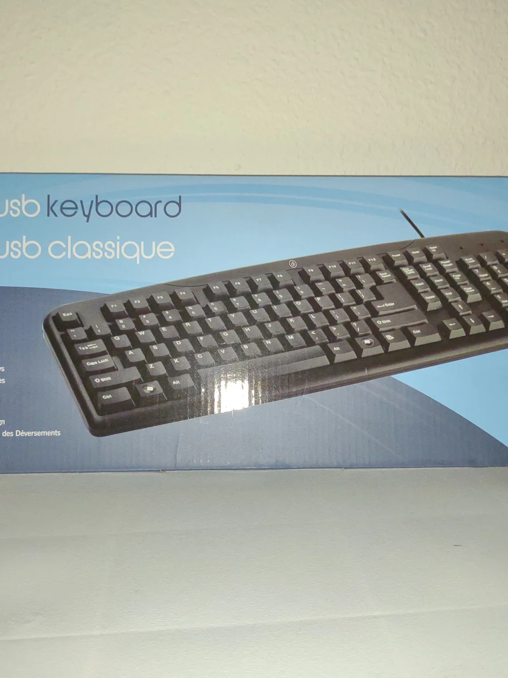 Wired USB Keyboard - Black NEW